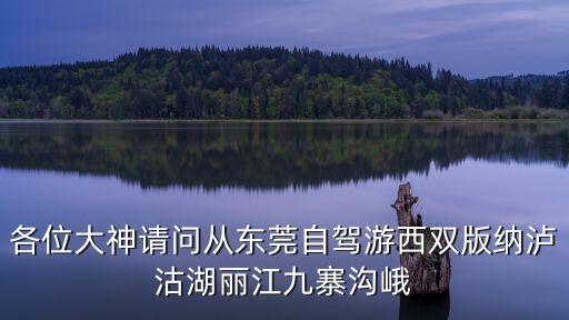 各位大神請問從東莞自駕游西雙版納瀘沽湖麗江九寨溝峨
