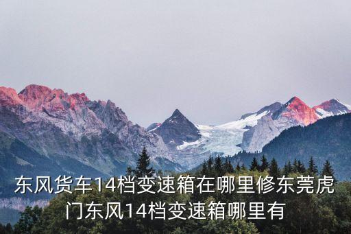 東莞汽修廠有維修零件的嗎，東風(fēng)貨車14檔變速箱在哪里修東莞虎門東風(fēng)14檔變速箱哪里有