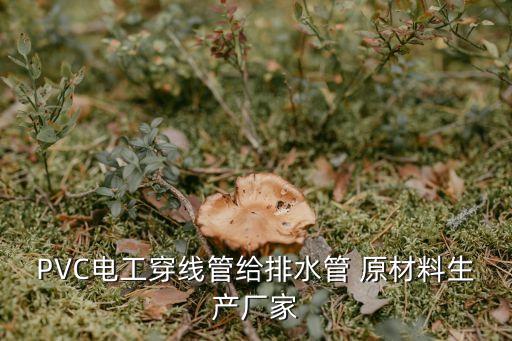 PVC電工穿線管給排水管 原材料生產廠家