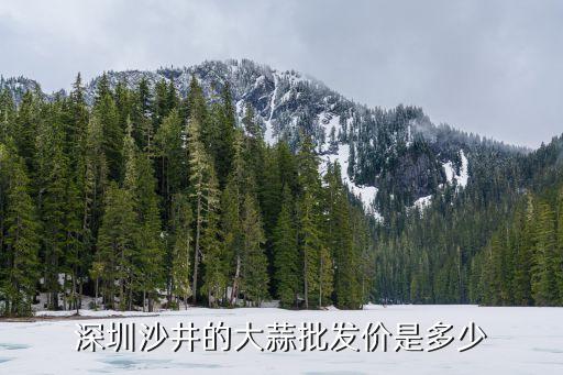 2017深圳大蒜價格行情，深圳的大蒜批發(fā)價是多少
