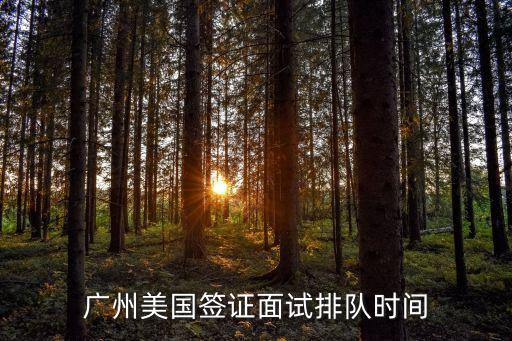 廣州美簽面試排隊(duì)，廣州美國(guó)領(lǐng)事館面試通知