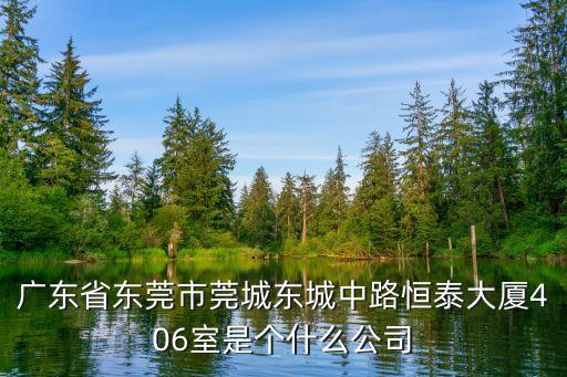 東莞奧斯卡燈飾貿(mào)易有限公司，廣東省東莞市莞城東城中路恒泰大廈406室是個什么公司