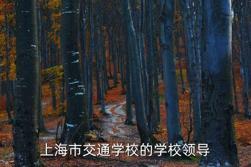 上海市曹嫻，上海市交通學(xué)校的學(xué)校領(lǐng)導(dǎo)
