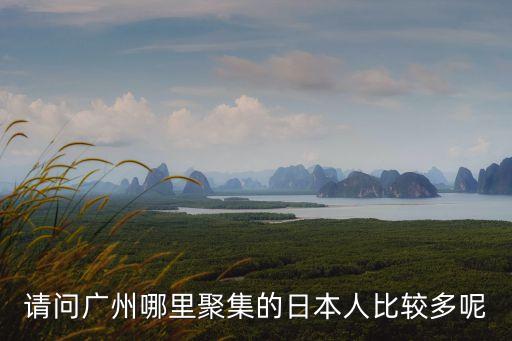 請問廣州哪里聚集的日本人比較多呢