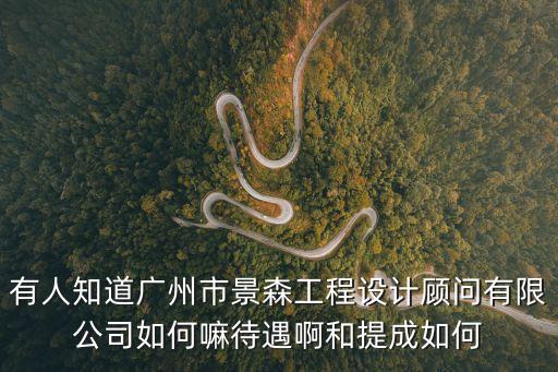 有人知道廣州市景森工程設(shè)計顧問有限公司如何嘛待遇啊和提成如何