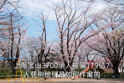 上海寶山3700余人被騙179億7人獲刑他們是如何作案的