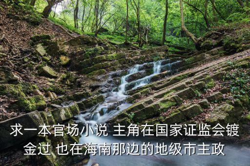 求一本官場小說 主角在國家證監會鍍金過 也在海南那邊的地級市主政