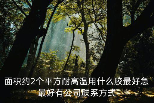 面積約2個平方耐高溫用什么膠最好急最好有公司聯系方式