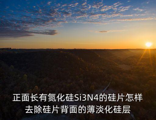硅片粘合和解離深圳，朋友們誰有能化解黏硅片膠的試劑