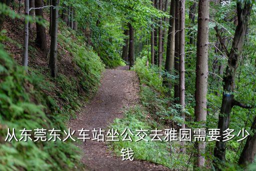從東莞東火車站坐公交去雅園需要多少錢(qián)
