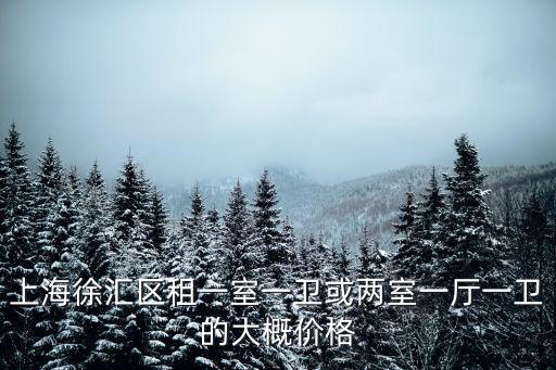 上海市公租房兩室價格表，上海各區的租房價格大致是怎樣的