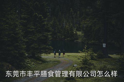 東莞市豐平膳食管理有限公司怎么樣