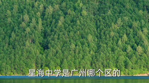 星海中學是廣州哪個區的