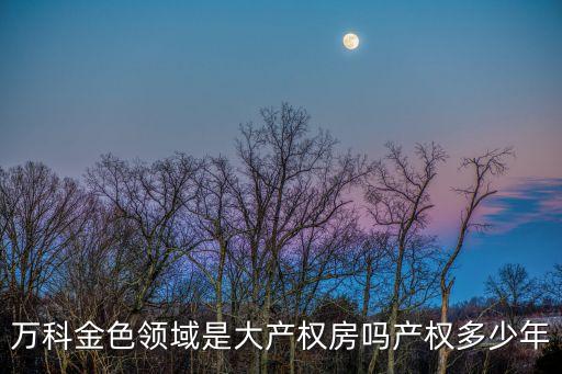 廣州佛山萬科金色領域，萬科金色領域的介紹