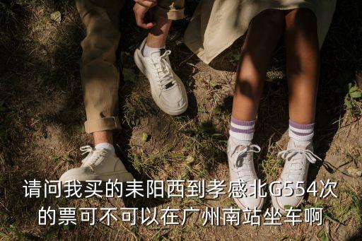 請問我買的耒陽西到孝感北G554次的票可不可以在廣州南站坐車啊