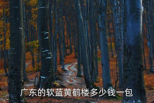 廣東的軟藍黃鶴樓多少錢一包