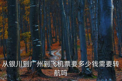 從銀川到廣州到飛機(jī)票要多少錢(qián)需要轉(zhuǎn)航嗎