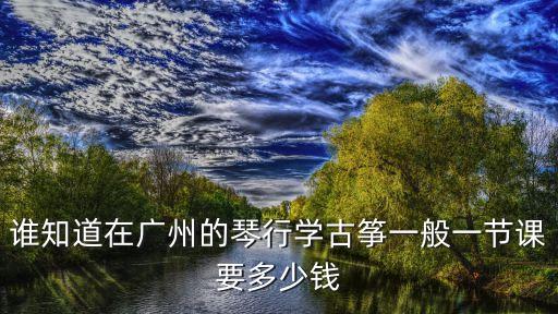 廣州古箏培訓(xùn)費用，廣州學(xué)古箏需要多少錢