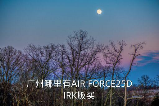 廣州哪有25吊卡，廣州哪里有AIR FORCE25DIRK版買