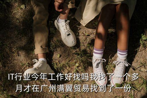 IT行業(yè)今年工作好找嗎我找了一個(gè)多月才在廣州滿翼貿(mào)易找到了一份