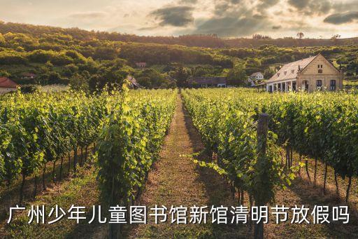 廣州少年兒童圖書館新館清明節放假嗎