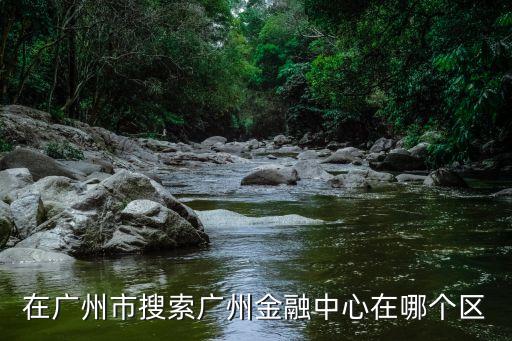 廣州后天河北板塊，在廣州市搜索廣州金融中心在哪個(gè)區(qū)