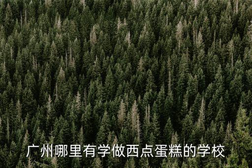 廣州海珠區學西點學校，廣州哪里有學做西點蛋糕的學校