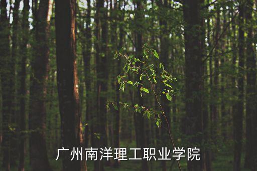 廣州南洋理工職業學院繼續教育學院，廣州南洋理工職業技術學院