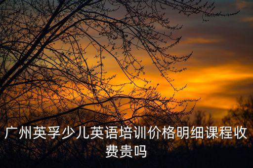 廣州英孚少兒英語培訓價格明細課程收費貴嗎
