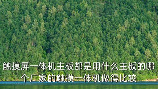 觸摸屏一體機主板都是用什么主板的哪個廠家的觸摸一體機做得比較