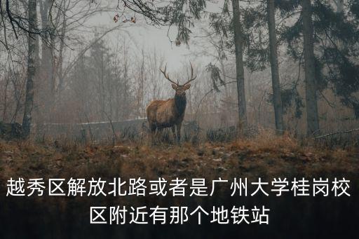 越秀區解放北路或者是廣州大學桂崗校區附近有那個地鐵站