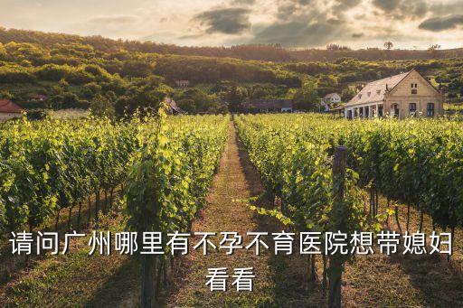 請問廣州哪里有不孕不育醫院想帶媳婦看看