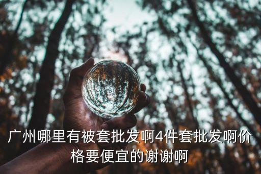 廣州哪里有被套批發(fā)啊4件套批發(fā)啊價格要便宜的謝謝啊