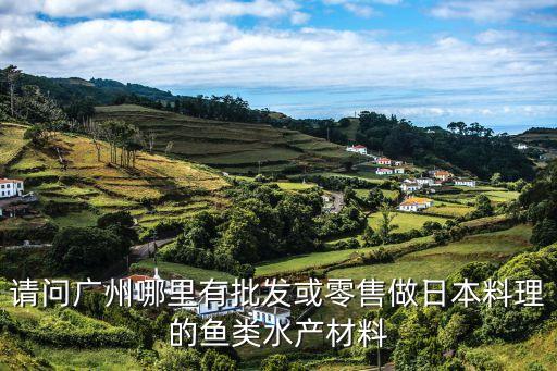 請問廣州哪里有批發(fā)或零售做日本料理的魚類水產材料