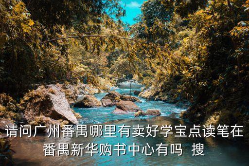 廣州哪里有點讀筆賣，請問廣州番禺哪里有賣好學寶點讀筆在番禺新華購書中心有嗎  搜