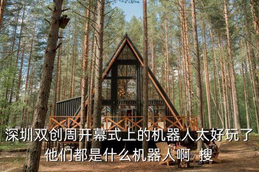 深圳雙創周開幕式上的機器人太好玩了他們都是什么機器人啊  搜