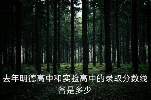 深圳市明德實(shí)驗(yàn)學(xué)校分?jǐn)?shù)線2020，深圳高中學(xué)校的錄取分