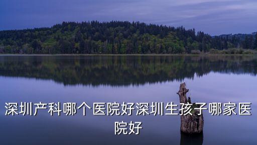 深圳生男孩聯(lián)系德寶醫(yī)療，深圳產(chǎn)科哪個(gè)醫(yī)院好深圳生孩子哪家醫(yī)院好