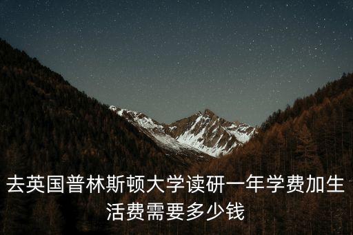 深圳市普林斯頓大學學費，去英國普林斯頓大學讀研一年學費加生活費需要多少錢
