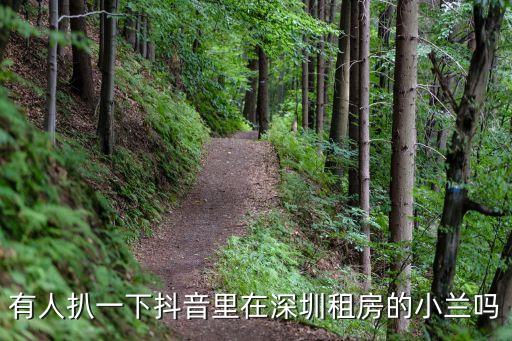 有人扒一下抖音里在深圳租房的小蘭嗎