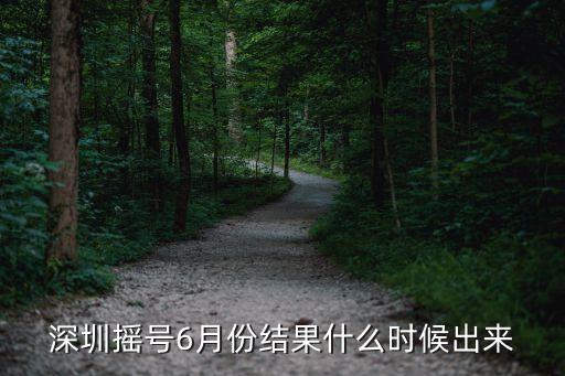 深圳汽車搖號多少號公布，汽車搖號幾號公布結果