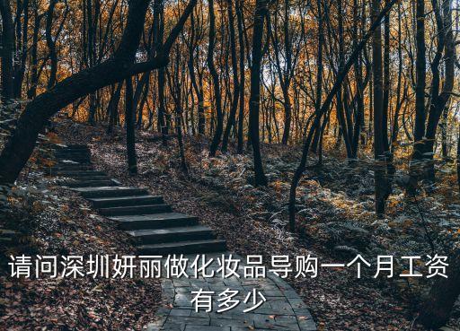 深圳妍麗工資一般多少，請(qǐng)問(wèn)深圳妍麗做化妝品導(dǎo)購(gòu)一個(gè)月工資有多少