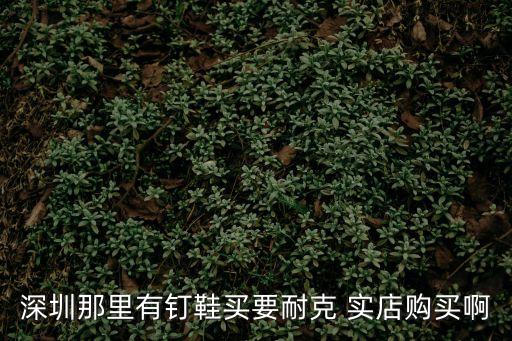 深圳那里有釘鞋買要耐克 實店購買啊