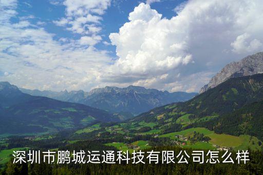 深圳市鵬城科技有限公司怎么樣，深圳市鵬城運(yùn)通科技有限公司怎么樣