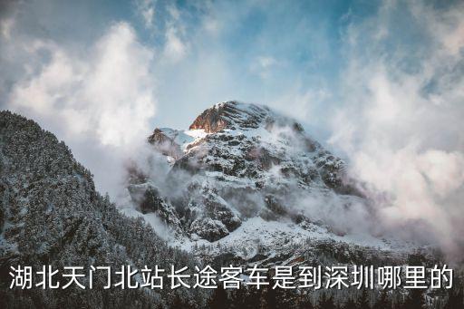 請問今天開通天門到深圳的大巴嗎，天門僑鄉(xiāng)客運站有到深圳的車嗎