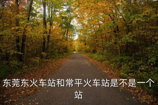 東莞東火車站和常平火車站是不是一個(gè)站