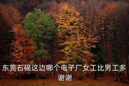 東莞石碣這邊哪個電子廠女工比男工多 謝謝