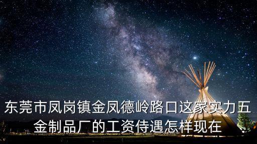 東莞市鳳崗鎮金鳳德嶺路口這家實力五金制品廠的工資侍遇怎樣現在