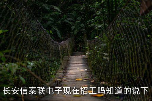 長安信泰聯電子現在招工嗎知道的說下