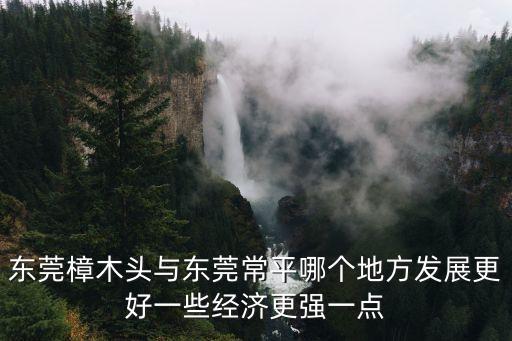 東莞樟木頭與東莞常平哪個地方發(fā)展更好一些經(jīng)濟更強一點